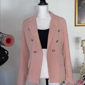 New with tags Missguided pink blazer US size 6